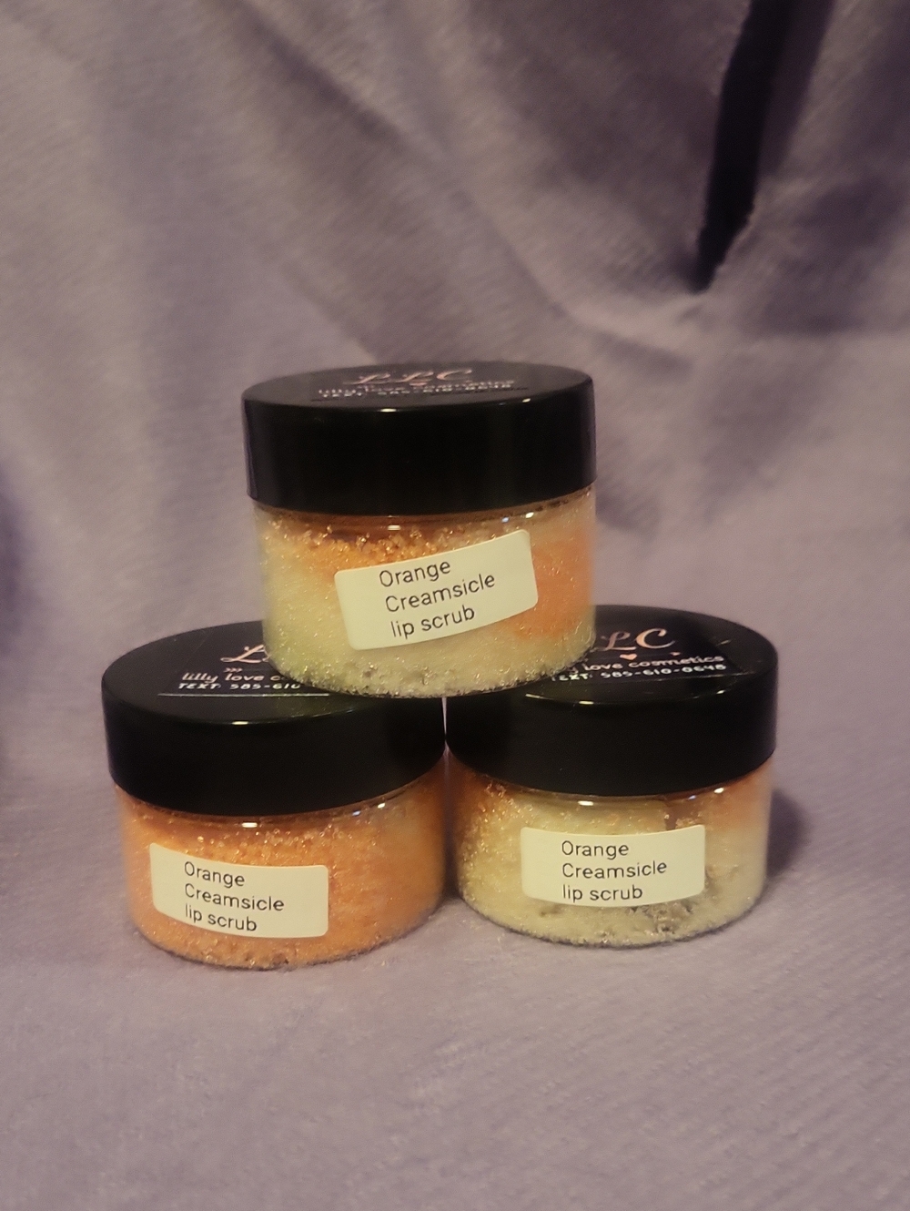 Orange Creamsicle Lip Scrub - Handmade Qt 1